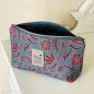 Preview: Canvas, Baumwolle, Retro Flowers by Emjo Design, Blumen ocker, mint